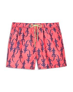 Ps Paul Smith Crocodile Print Swim Shorts