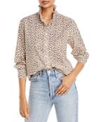 Vanessa Bruno Sidney Ruffle Neck Button Front Shirt