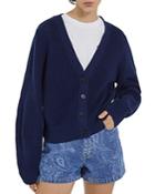 The Kooples Button Front Cotton Cardigan
