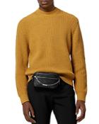 The Kooples Cotton Blend Cable Knit Sweater