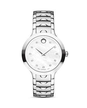 Movado Luno Watch With Diamonds, 32mm