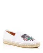 Kenzo Women's City Tiger Embroidered Espadrille Flats