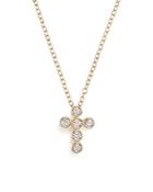 Diamond Bezel Set Cross Pendant Necklace In 14k Yellow Gold, .20 Ct. T.w. - 100% Exclusive