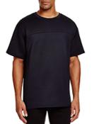T By Alexander Wang Quilted Jacquard Short Sleeve Tee