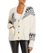 Derek Lam 10 Crosby Bette Fair Isle Cardigan