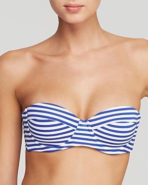 Zinke Blue Stripe Taylor Underwire Bikini Top