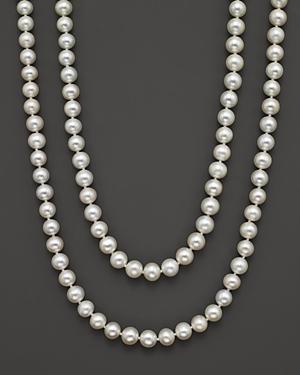 Freshwater Pearl Strand Necklace, 9-9.5 Mm