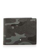 Montblanc Sartorial Camo Print Leather Bi-fold Wallet