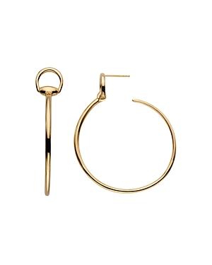 Gucci 18k Yellow Gold Horsebit Hoop Earrings
