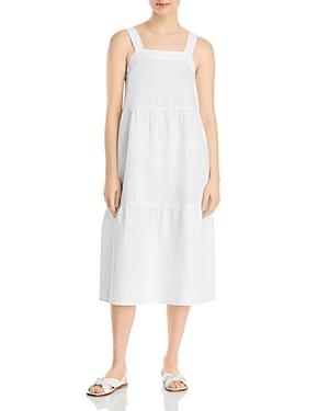 Eileen Fisher Organic Linen Tiered Dress