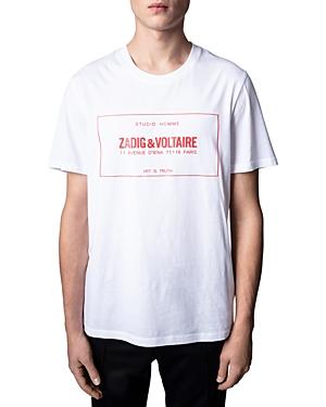 Zadig & Voltaire Ted Blason Cotton Logo Graphic Tee