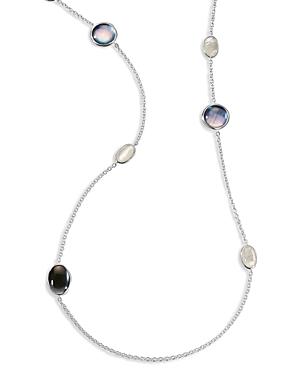 Ippolita Sterling Silver Rock Candy Multi-stone Statement Necklace, 37