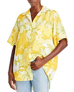 Faithfull The Brand Linen Malibu Printed Shirt