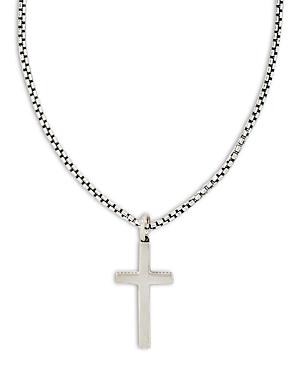 Kendra Scott Cross Pendant Sterling Silver Necklace, 26