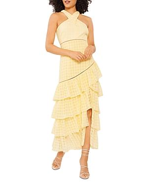 Likely Reni Checked Ruffle Dress