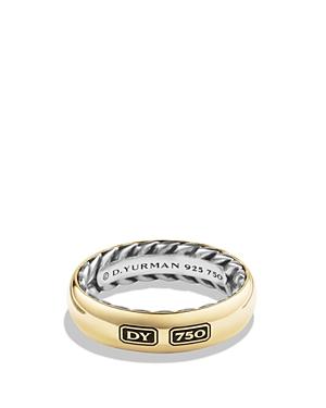David Yurman Streamline Ring With 18k Gold