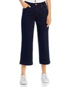 Jag Jeans Lydia Wide-leg Cropped Jeans In Celestial Blue