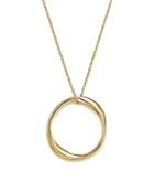 14k Yellow Gold Twisted Ring Pendant Necklace, 18 - 100% Exclusive