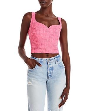 Aqua Tweed Crop Top - 100% Exclusive