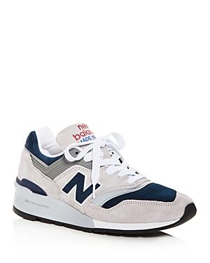 New Balance Men's 997 Made In Usa Suede Lace Up Sneakers
