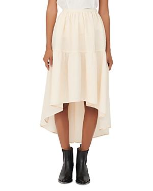 Maje Jolita High-low Midi Skirt