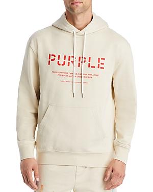 Purple Brand French Terry Stencil Logo Hoodie