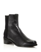 Stuart Weitzman Women's Easyese Leather & Neoprene Block-heel Booties