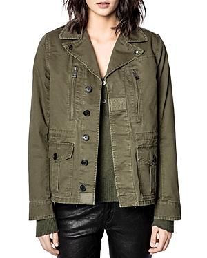 Zadig & Voltaire Klimi Embroidered Utility Jacket