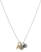 Allsaints Cultured Freshwater Pearl & Charm Necklace, 17
