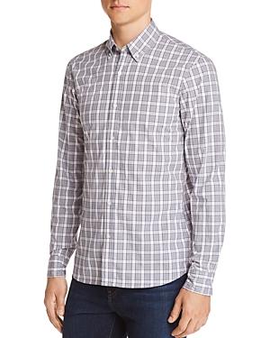 Michael Kors Clive Check-print Trim Fit Button-down Shirt