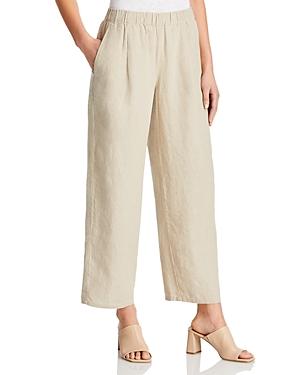 Eileen Fisher Organic Linen Straight Leg Pants