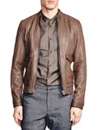 The Kooples Aviator Leather Jacket