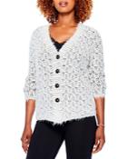 Nic And Zoe Fluff Mix Cardigan