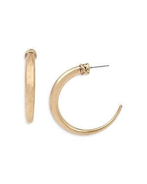 Allsaints Tapered Hoop Earrings