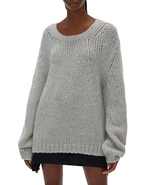 Helmut Lang Brushed Scoop Neck Sweater