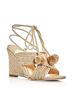 Isa Tapia Holly Braided Jute Espadrille Wedge Sandals