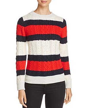 Vero Moda Menifee Stripe Cable-knit Sweater