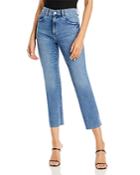 Dl1961 Patti High Rise Cropped Straight Leg Jeans In Glacier Raw