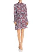 Rebecca Minkoff Belinda Long-sleeve Floral-print Dress