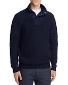 Scotch & Soda Structured Half-zip Pullover Sweater
