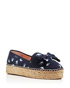 Kate Spade New York Linds Printed Bow Espadrille Flats