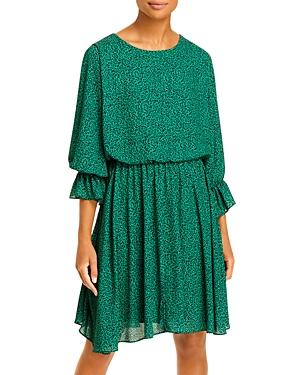 T Tahari Squiggle Print Dress