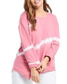 Nic+zoe Plus In The Groove Cotton Tie Dyed Top
