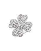 Bloomingdale's Diamond Flower Ring In 14k White Gold, 1.0 Ct. T.w. - 100% Exclusive