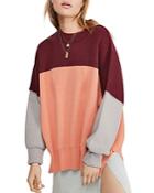 Free People Easy Street Color-block Sweater