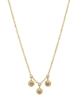 Anna Beck Triple Station Necklace In 18k Gold-plated Sterling Silver, 16