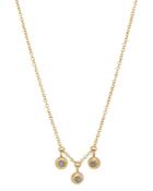 Anna Beck Triple Station Necklace In 18k Gold-plated Sterling Silver, 16