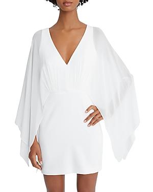 Halston Rylee Cape Caftan Mini Dress