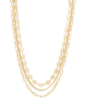 Aqua Triple Layered Chain Necklace, 15 - 100% Exclusive