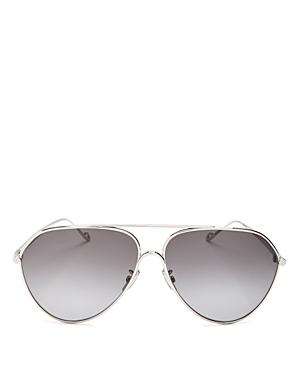 Loewe Women's Brow Bar Aviator Sunglasses, 64mm